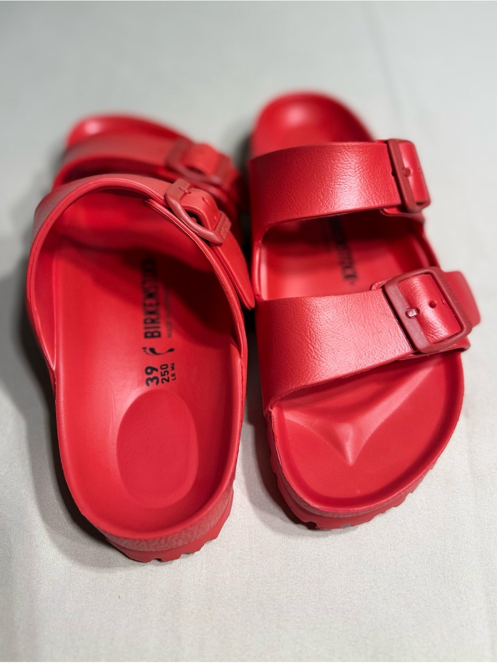 Birkenstock Red Two-Buckle EVA Sandals